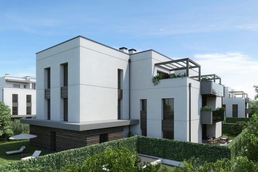 Ultimo piano con terrazzo e pergola, residenze Chalet delle Rose a Sasso Marconi